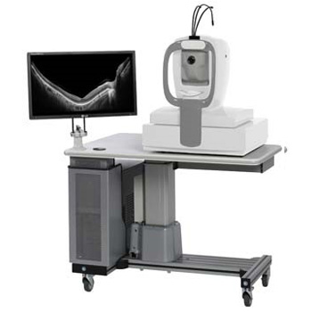 Tomógrafo usado en la evaluación de la mácula en pacientes con degeneración macular